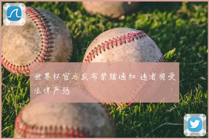 世界杯官方发布禁赌通知 违者将受法律严惩