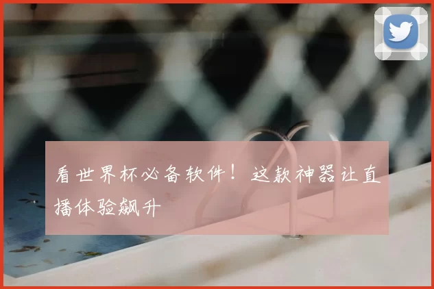 看世界杯必备软件!这款神器让直播体验飙升