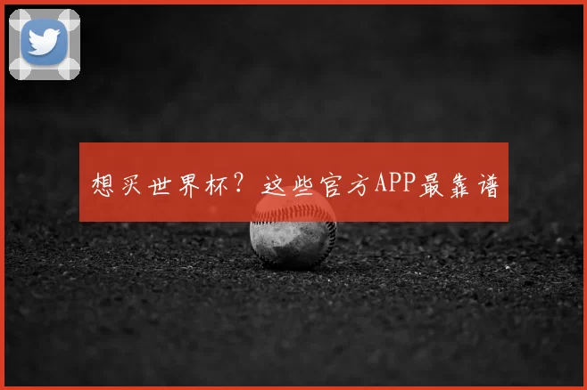 想买世界杯？这些官方APP最靠谱