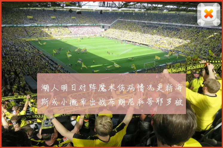 湖人明日对阵魔术伤病情况更新海斯或小概率出战布朗尼和蒂耶罗被下放