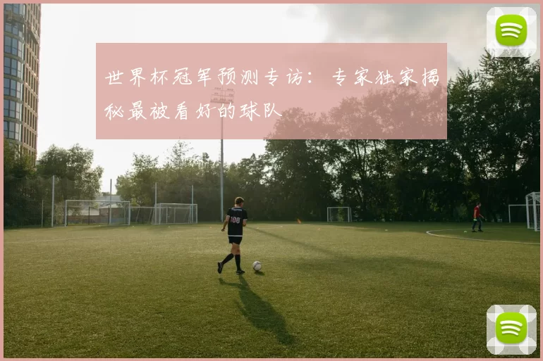 世界杯冠军预测专访:专家独家揭秘最被看好的球队