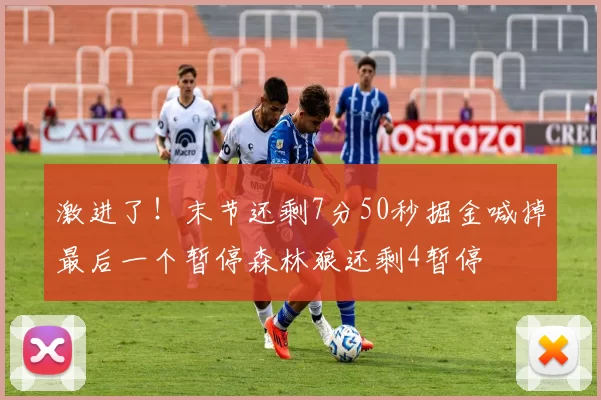激进了!末节还剩7分50秒掘金喊掉最后一个暂停森林狼还剩4暂停